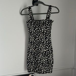 H&M Mini Floral Bodycon Dress Size XS